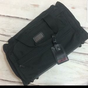 Tumi Small Duffel Bag Carry on Black Zipper Pocket